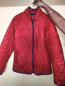 Red Quilted Jacket