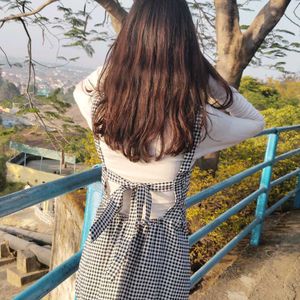 A Line Midi Dress Blackless / Bow On The back ♥️🎀