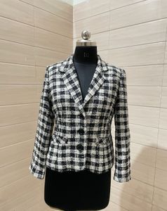 ZARA Pintresty🌸 houndstooth blazer