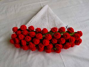 Crochet Rose Bouquet Blanket 💐🌹