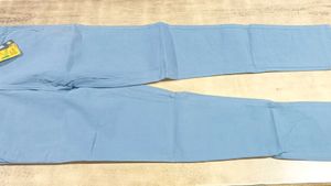 Blue Casual Trousers