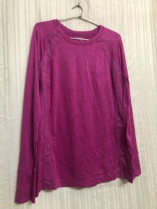 Danskin Now Pink Long Sleeve T Shirt