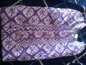 Purple Printed Kurta