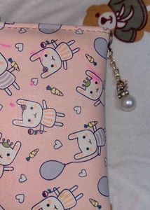 Kawaii Korean Bunny Print Trifold Wallet