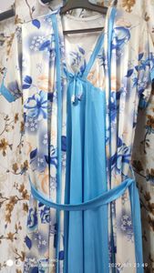 Floral print Nighty 2piece.