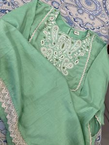 Brnd New Green Kurta Set