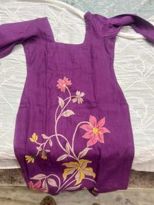 Elegant Purple Kurta
