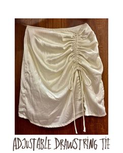Satin Mini Skirt