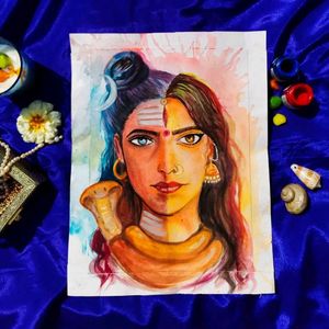 Ardhanarishvara Artwork