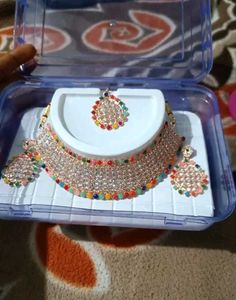 Necklace Set With Maang Tikka For Wedding Party
