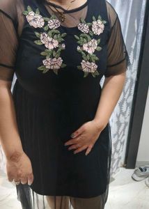 black net dress