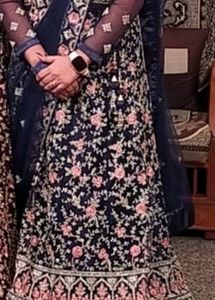 Bridal Lehenga Full Set (Blue)