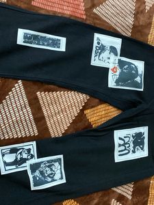 Urbanic Patched Black Jeans