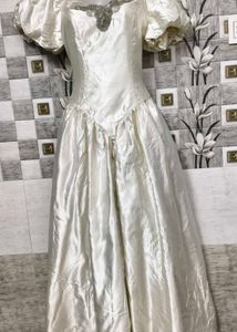 Vintage Cream Formal Dress