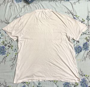 Harvard Men Off-White Solid Round Neck T-shirt