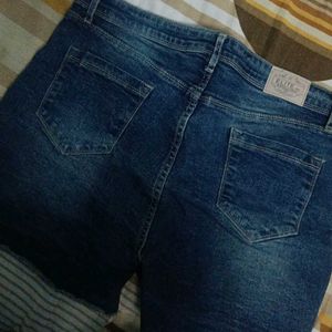 Blue Denim Shorts