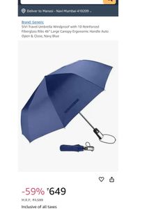 Branded Automatic Open&amp;Close Umbrella New With Tag
