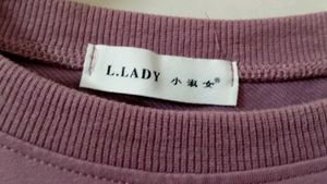 Cute Mauve Teddy Bear Sweatshirt🧸