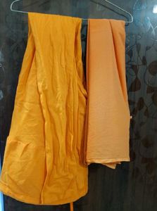 Orange Embroidered Anarkali Kurta💫