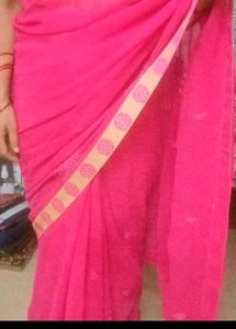 The Beautiful Rose Pink Saree