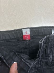 Girls Black Denim Jeans