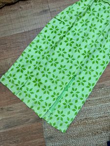 Cotton Green Midi Dress