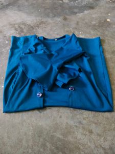 Blue Shrug For Girls