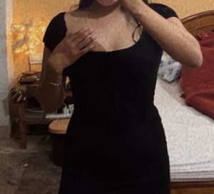 Forever 21 Black Regular Fit A-Line Dress
