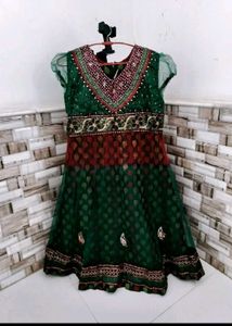 Girls' festive ethnic anarkali