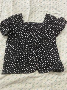 Polka Dot Shirt Blouse