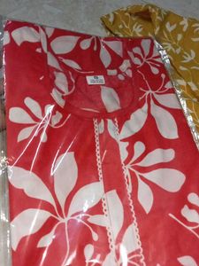 Floral Print Cotton kurti (3)