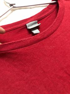 Bench. Red Cotton T Shirt
