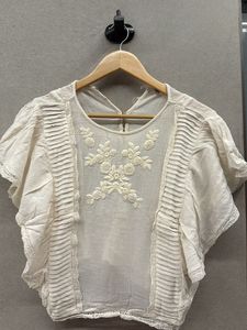 Embroidered White Blouse