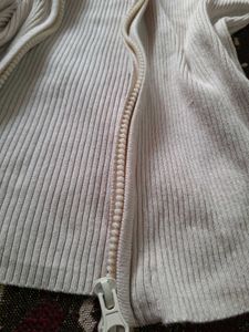 Ribbed Hoodie Jacket