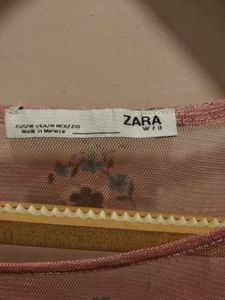 ZARA BEAUTIFUL MESH TOP