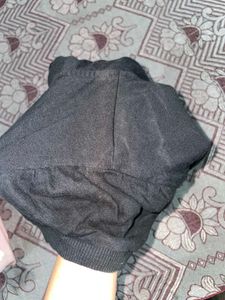 y2k half sleeve jacket with hood