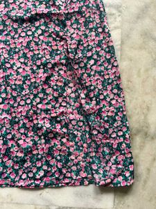 PlusS Floral Print Midi Dress