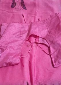 Pink Saree Blouse