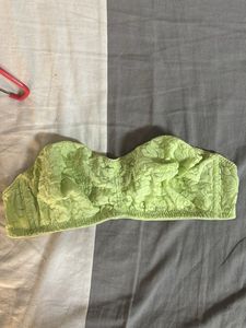 Green Lace Bra