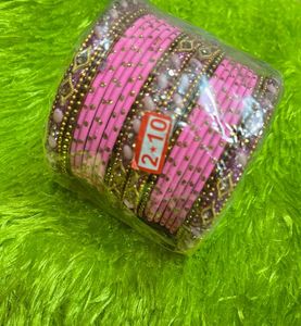 Pink Bangle Set &amp; Hairband