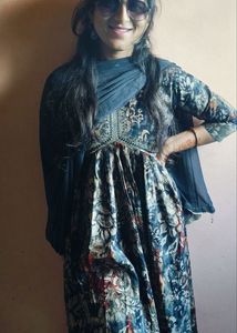 Floral Anarkali Kurta Set