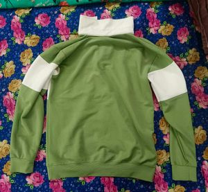 Green & White Pullover