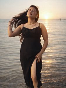 Elegant Black Slip Dress