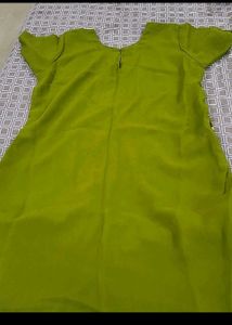 Green Embroidered Kurta Set