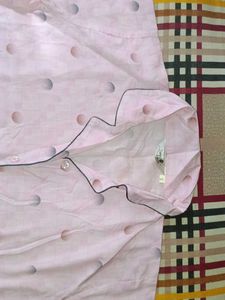 Pink Pajama Shirt