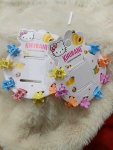 4Cute Hair Clips &amp; 1  clutcher