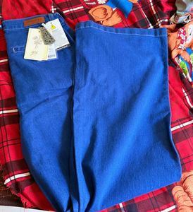 Kotty Wide Leg Blue Jeans