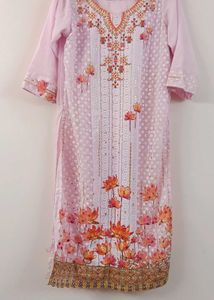 Beautiful Georgette Embroidery Dress 🎉