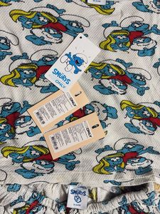 Smurf Print Girls Pajama Set