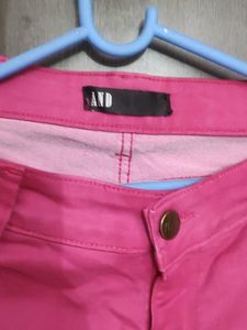 AND denim Pink Jeans Never Used